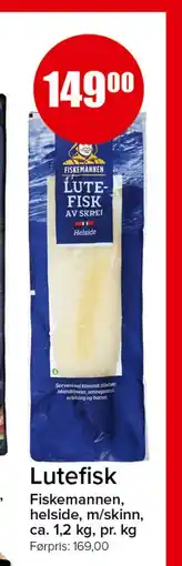 Spar Lutefisk, NOK 149 tilbud
