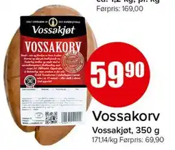 Spar Vossakorv, NOK 59.9 tilbud