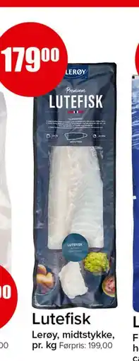 Spar Lutefisk, NOK 179 tilbud