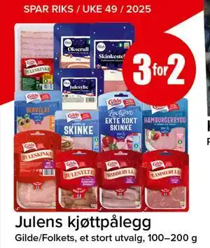 Spar Julens kjøttpålegg tilbud