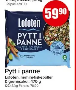 Spar Pytt i panne, NOK 59.9 tilbud