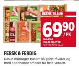 Meny FERSK & FERDIG, NOK 69.9 tilbud