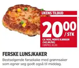 Meny FERSKE LUNSJKAKER, NOK 20 tilbud