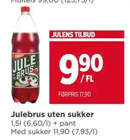 Meny Julebrus uten sukker, NOK 9.9 tilbud