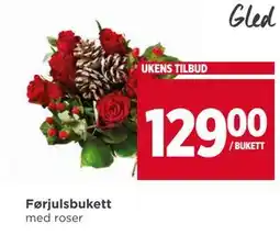 Meny Førjulsbukett, NOK 129 tilbud