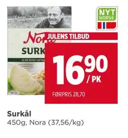 Meny Surkål, NOK 16.9 tilbud