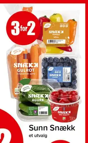 Spar Sunn Snækk tilbud