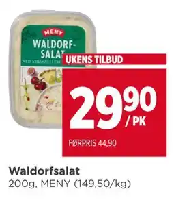 Meny Waldorfsalat, NOK 29.9 tilbud