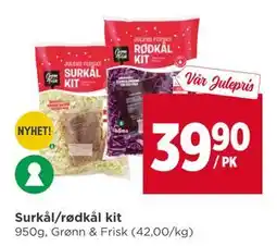 Meny Surkål/rødkål kit, NOK 39.9 tilbud
