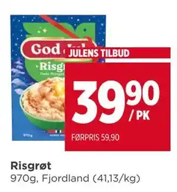 Meny Risgrøt, NOK 39.9 tilbud