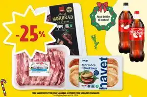 COOP NAKKEKOTELETTER/COOP MØRBRAD AV STORFE/COOP MORMORS FISKEKAKER