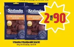 Coop Prix STRANDA STRANDAMØR SNACKS, NOK 90 tilbud