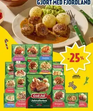 FJORDLAND MIDDAGSRETTER