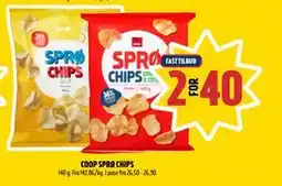 Coop Prix COOP SPRØ CHIPS, NOK 40 tilbud
