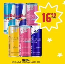 Coop Prix RED BULL, NOK 16.9 tilbud