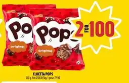 Coop Prix CLOETTA POPS, NOK 100 tilbud