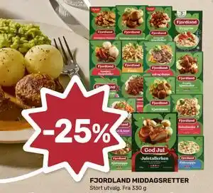 FJORDLAND MIDDAGSRETTER