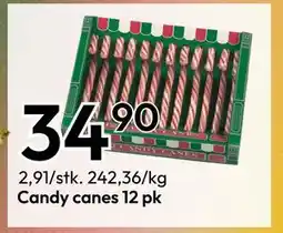 Gigaboks Candy canes 12 pk, NOK 34.9 tilbud