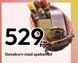 Gigaboks Gavekurv med spekemat, NOK 529 tilbud