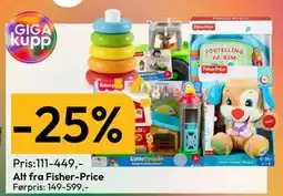 Gigaboks Alt fra Fisher-Price tilbud