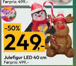 Gigaboks Julefigur LED 40 cm, NOK 249 tilbud