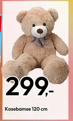 Gigaboks Kosebamse 120 cm, NOK 299 tilbud