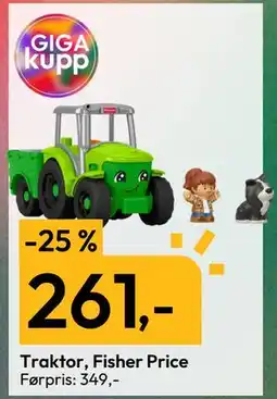 Gigaboks Traktor, Fisher Price, NOK 261 tilbud