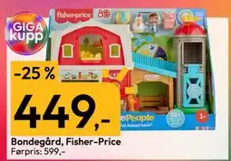 Gigaboks Bondegård, Fisher-Price, NOK 449 tilbud