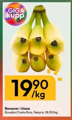 Gigaboks Bananer i klase, NOK 19.9 tilbud