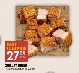 Coop Mega GRILLET RIBBE, NOK 27 tilbud