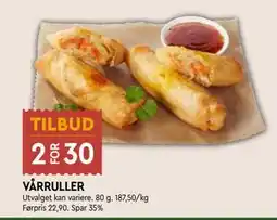 Coop Mega VÅRRULLER, NOK 30 tilbud