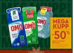 Coop Mega OMO FLYTENDE TØYVASK tilbud