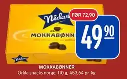 Rema 1000 MOKKABØNNER, NOK 49.9 tilbud