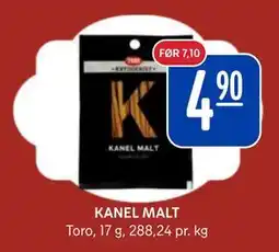 Rema 1000 KANEL MALT, NOK 4.9 tilbud