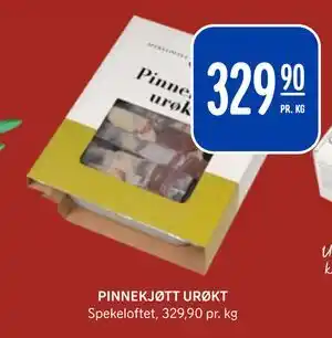 PINNEKJØTT URØKT, NOK 329.9