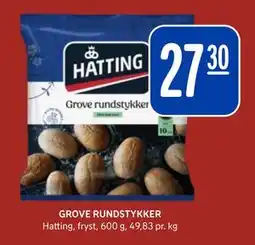 Rema 1000 GROVE RUNDSTYKKER, NOK 27.3 tilbud