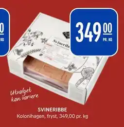 Rema 1000 SVINERIBBE, NOK 349 tilbud