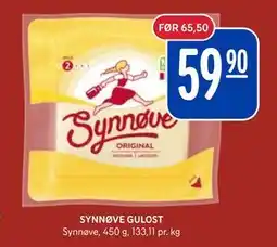 Rema 1000 SYNNØVE GULOST, NOK 59.9 tilbud