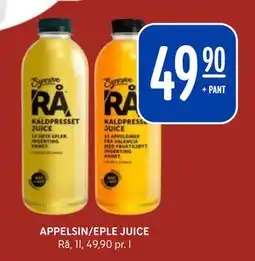 Rema 1000 APPELSIN/EPLE JUICE, NOK 49.9 tilbud
