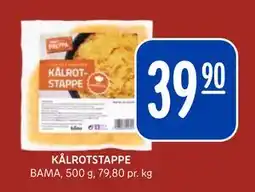 Rema 1000 KÅLROTSTAPPE, NOK 39.9 tilbud