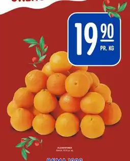 Rema 1000 KLEMENTINER, NOK 19.9 tilbud