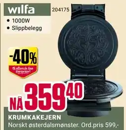 Europris KRUMKAKEJERN, NOK 359.4 tilbud