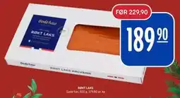 Rema 1000 RØKT LAKS, NOK 189.9 tilbud