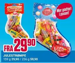 Europris JULESTRØMPE tilbud