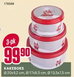 Europris KAKEBOKS, NOK 99.9 tilbud