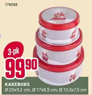 Europris KAKEBOKS, NOK 99.9 tilbud