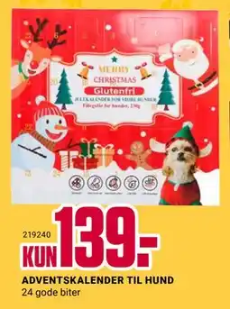 Europris ADVENTSKALENDER TIL HUND, NOK 139 tilbud
