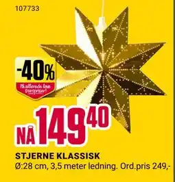 Europris STJERNE KLASSISK, NOK 149.4 tilbud
