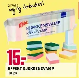 Europris EFFEKT KJØKKENSVAMP, NOK 15 tilbud
