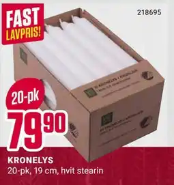 Europris KRONELYS, NOK 79.9 tilbud